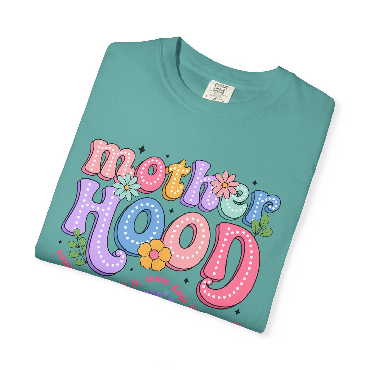 Motherhood Unisex Garment-Dyed T-Shirt - Casual Vintage Style for Everyday Wear