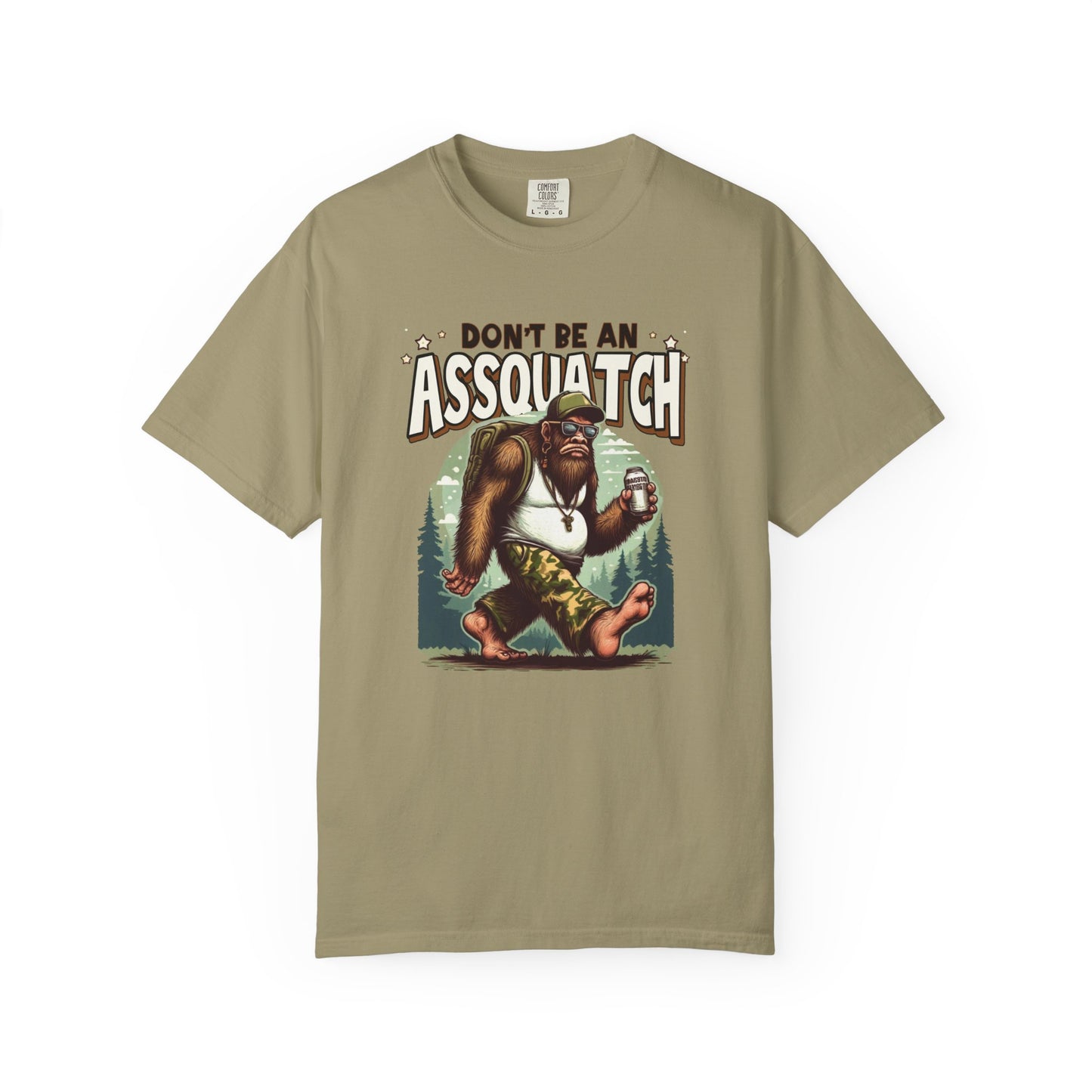 Don't be an assquatch Unisex Garment-Dyed T-Shirt - Casual Vintage Style for Everyday Wear