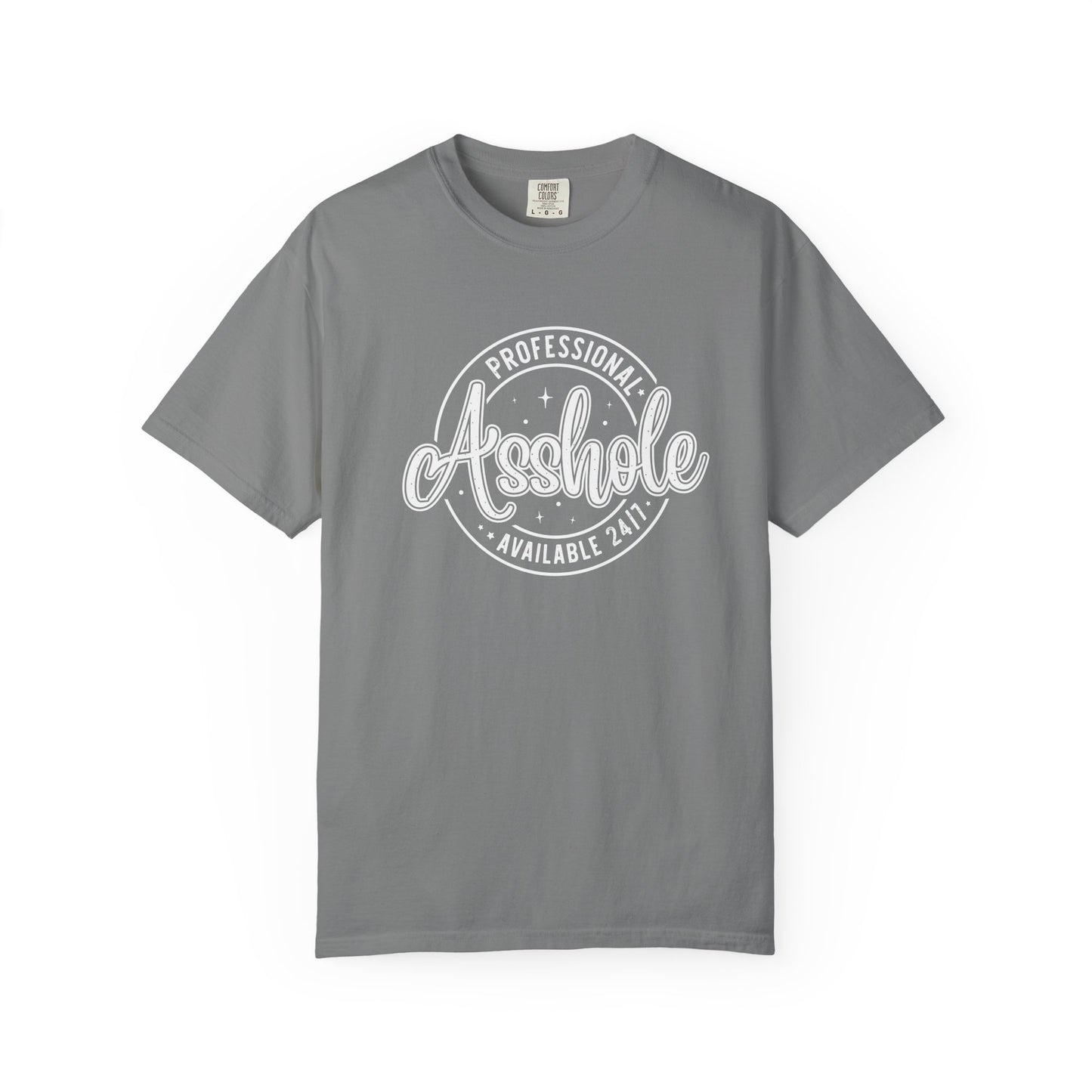 Professional asshole Unisex Garment-Dyed T-Shirt - Casual Vintage Style for Everyday Wear