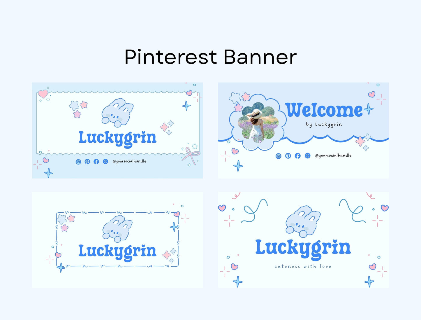 Etsy Shop Kit Luckygrin Bundle, Editable Canva Templates, Product Listing Photos Mockup, Etsy Seller Store Branding