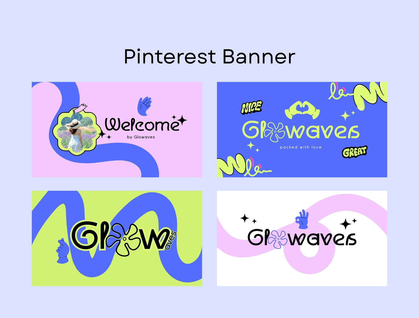 Etsy Shop Kit Glowaves Bundle, Editable Canva Templates, Product Listing Photos Mockup, Etsy Seller Store Branding