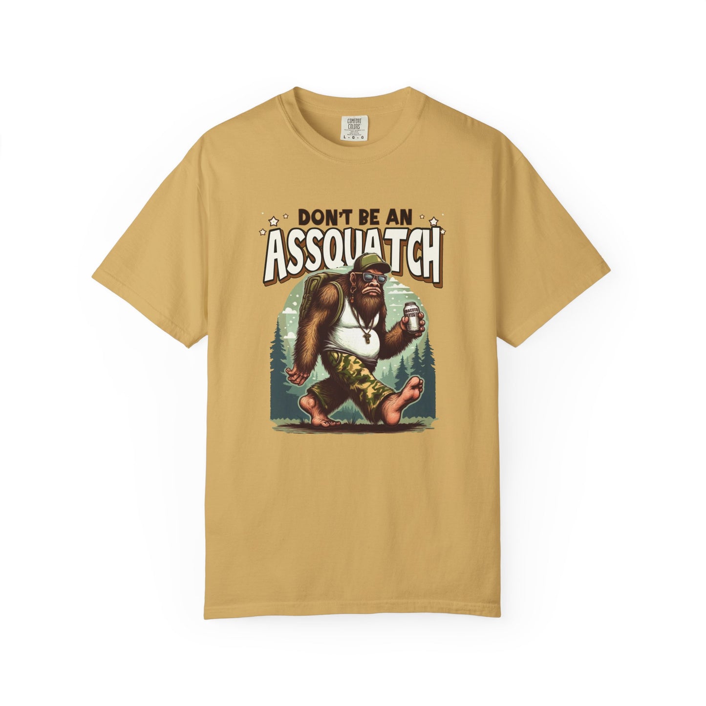 Don't be an assquatch Unisex Garment-Dyed T-Shirt - Casual Vintage Style for Everyday Wear