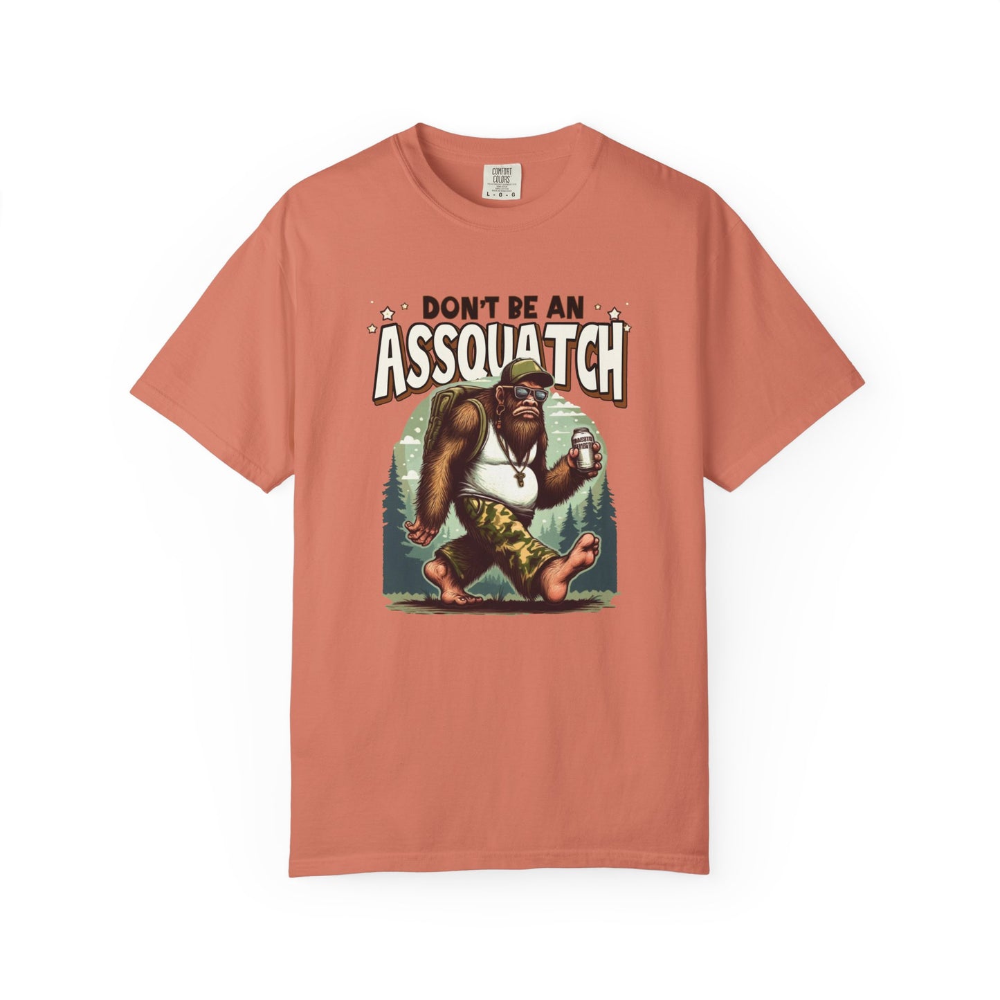 Don't be an assquatch Unisex Garment-Dyed T-Shirt - Casual Vintage Style for Everyday Wear