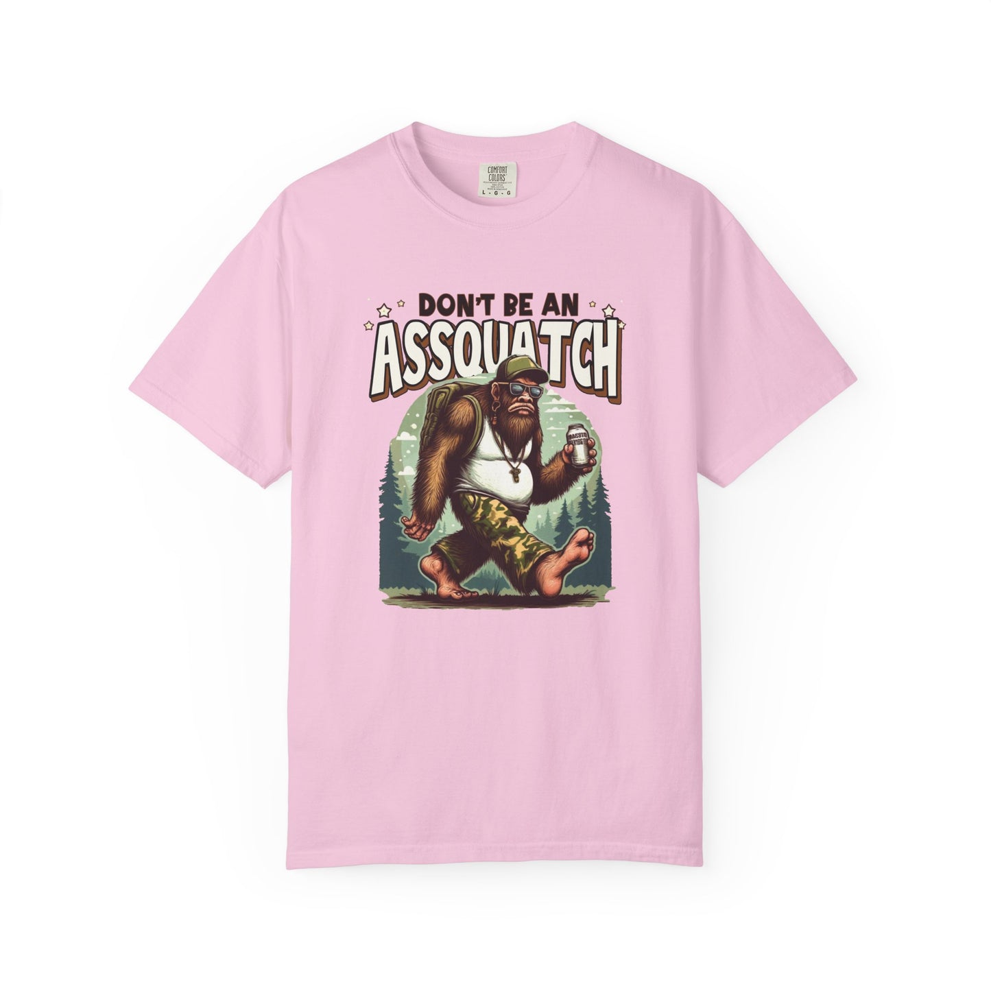 Don't be an assquatch Unisex Garment-Dyed T-Shirt - Casual Vintage Style for Everyday Wear