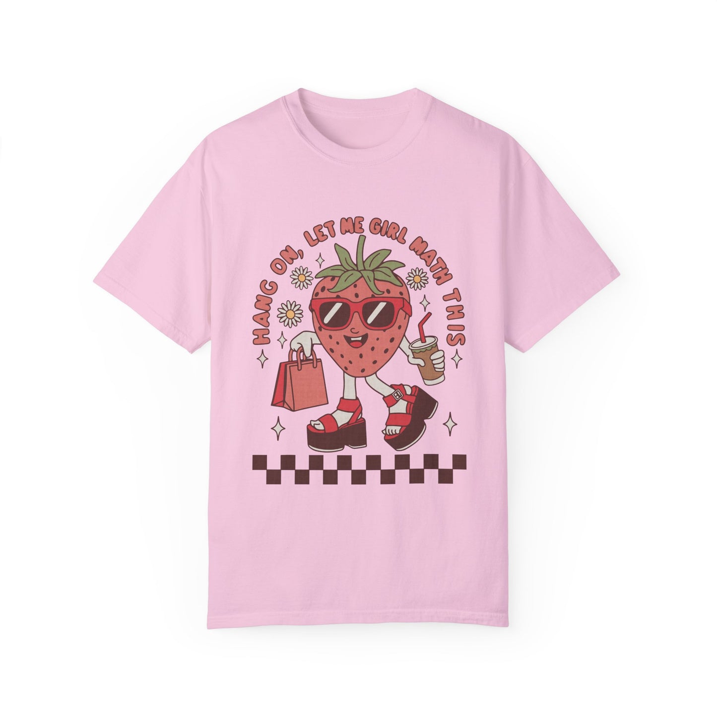 Hang on Let me hang math this Unisex Garment-Dyed T-Shirt - Casual Vintage Style for Everyday Wear