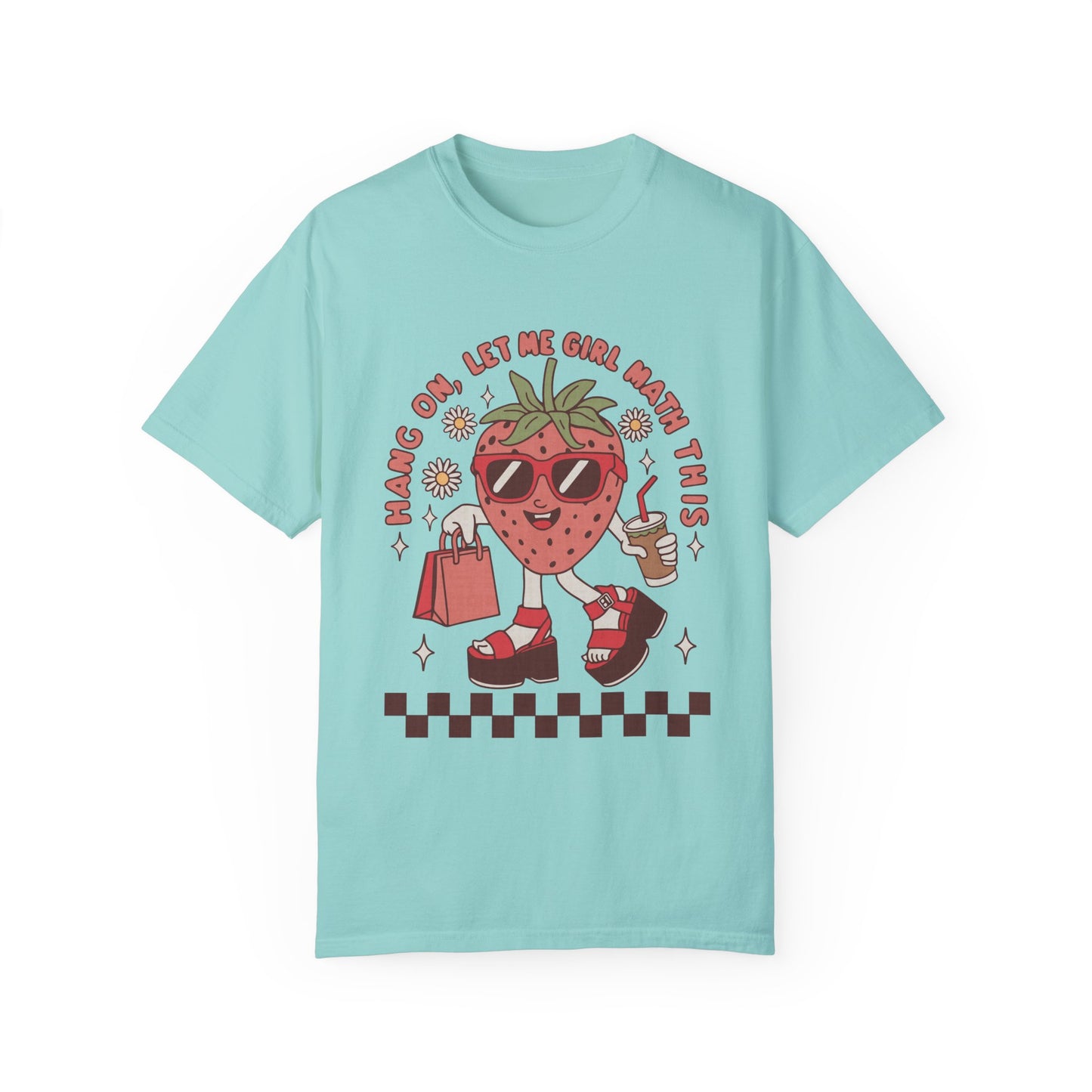 Hang on Let me hang math this Unisex Garment-Dyed T-Shirt - Casual Vintage Style for Everyday Wear