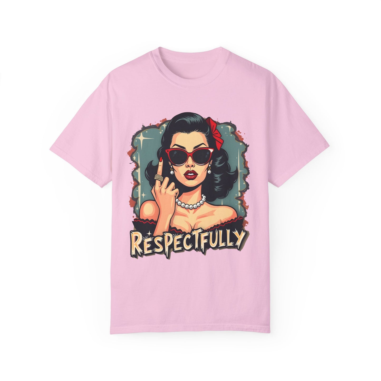 Respectfully Retro Unisex Garment-Dyed T-Shirt - Casual Vintage Style for Everyday Wear
