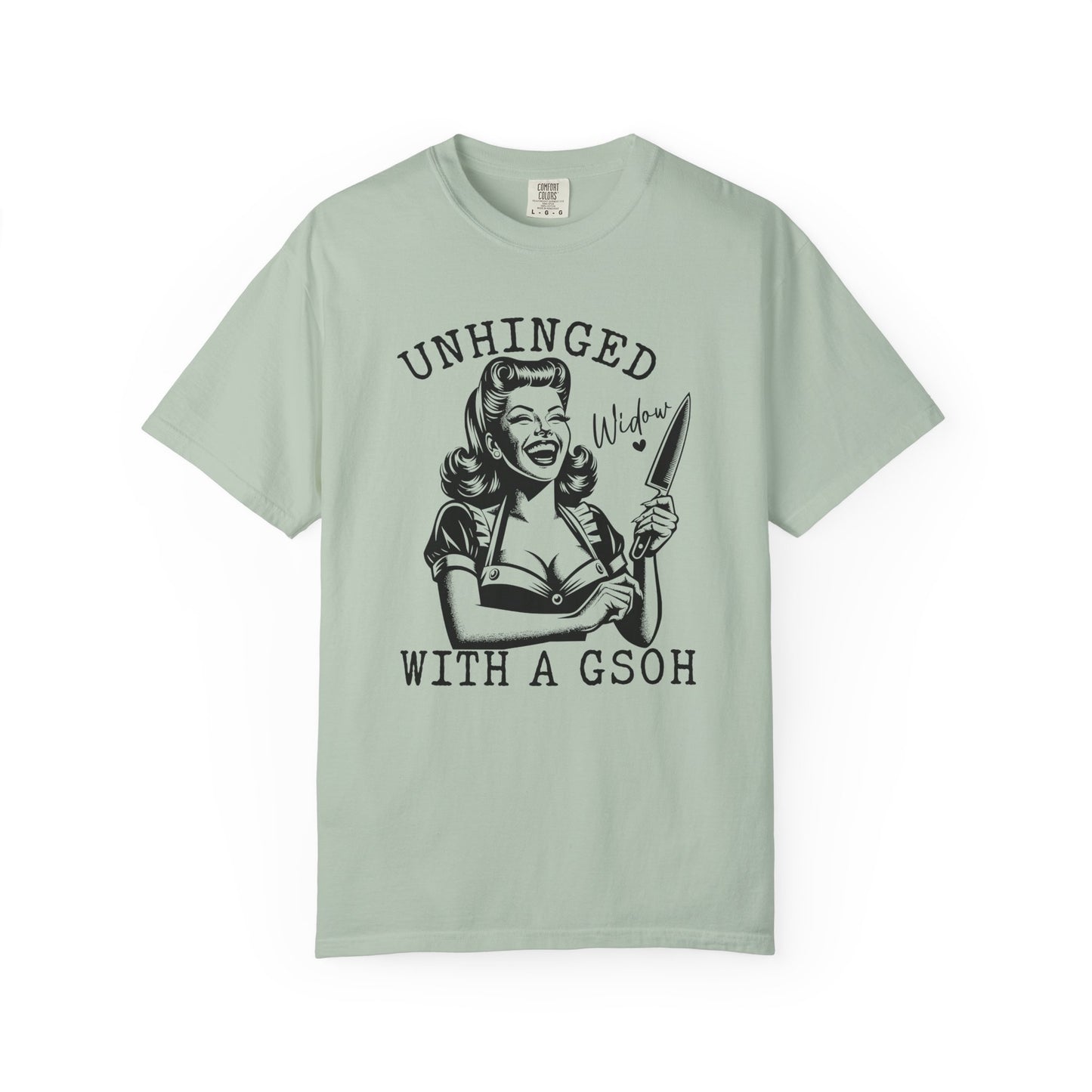 Unhinged with a gsoh Unisex Garment-Dyed T-Shirt - Casual Vintage Style for Everyday Wear