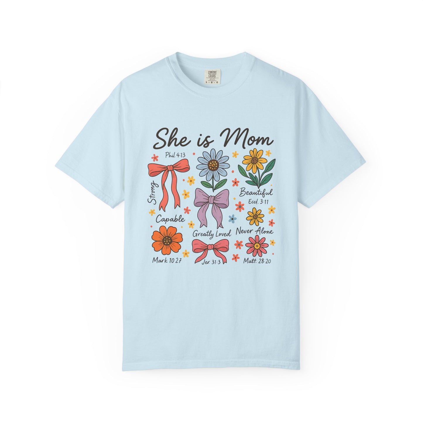 She is mom Unisex Garment-Dyed T-Shirt - Casual Vintage Style for Everyday Wear
