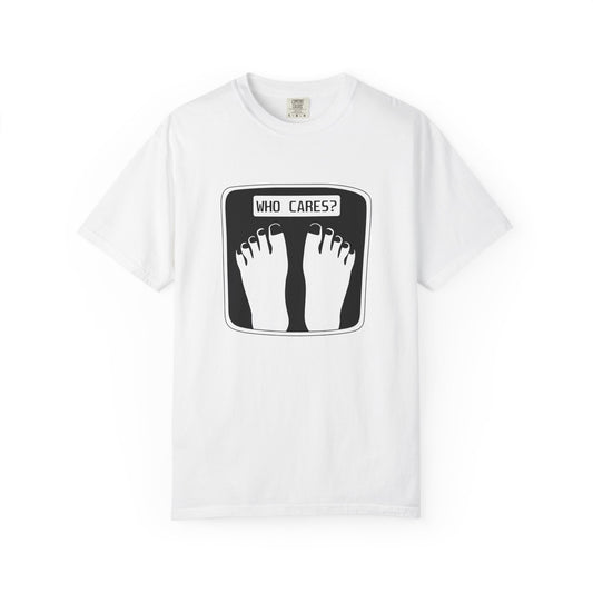 Who Cares Fitness Unisex Garment-Dyed T-Shirt - Casual Vintage Style for Everyday Wear