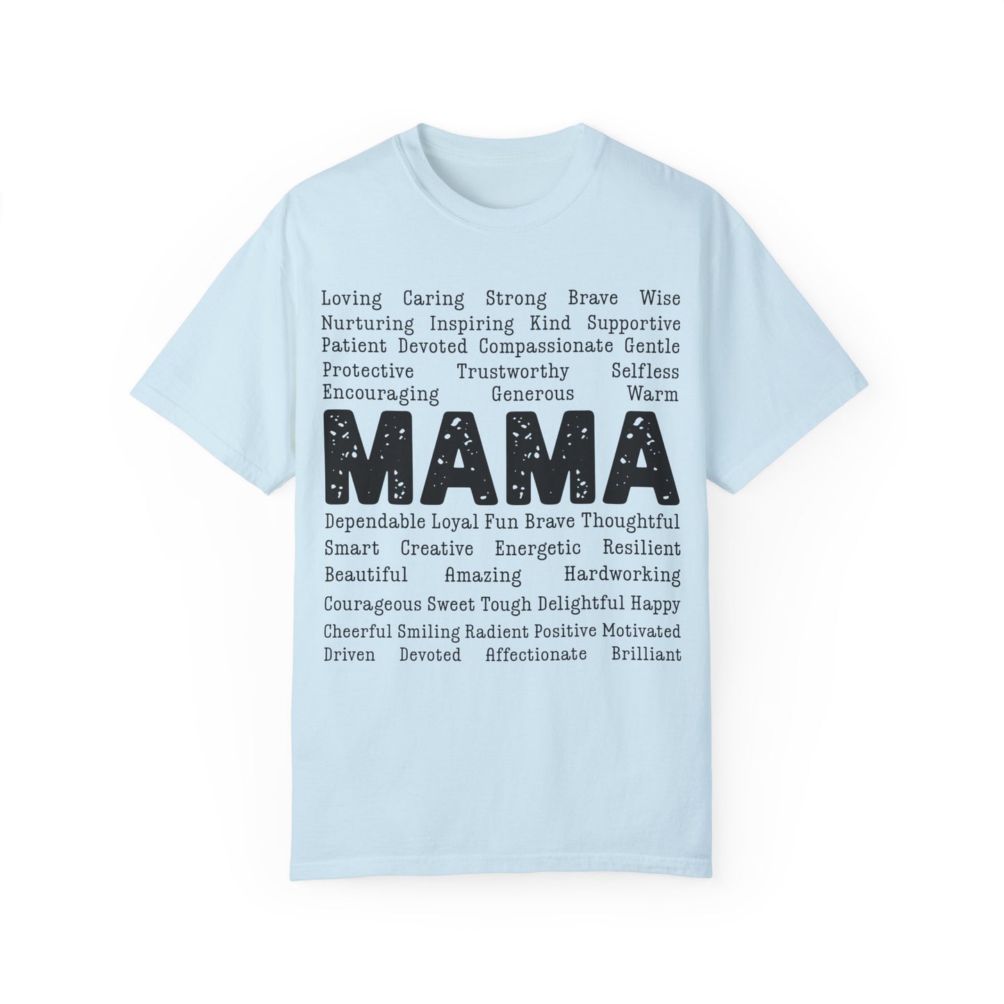 Mama Unisex Garment-Dyed T-Shirt - Casual Vintage Style for Everyday Wear