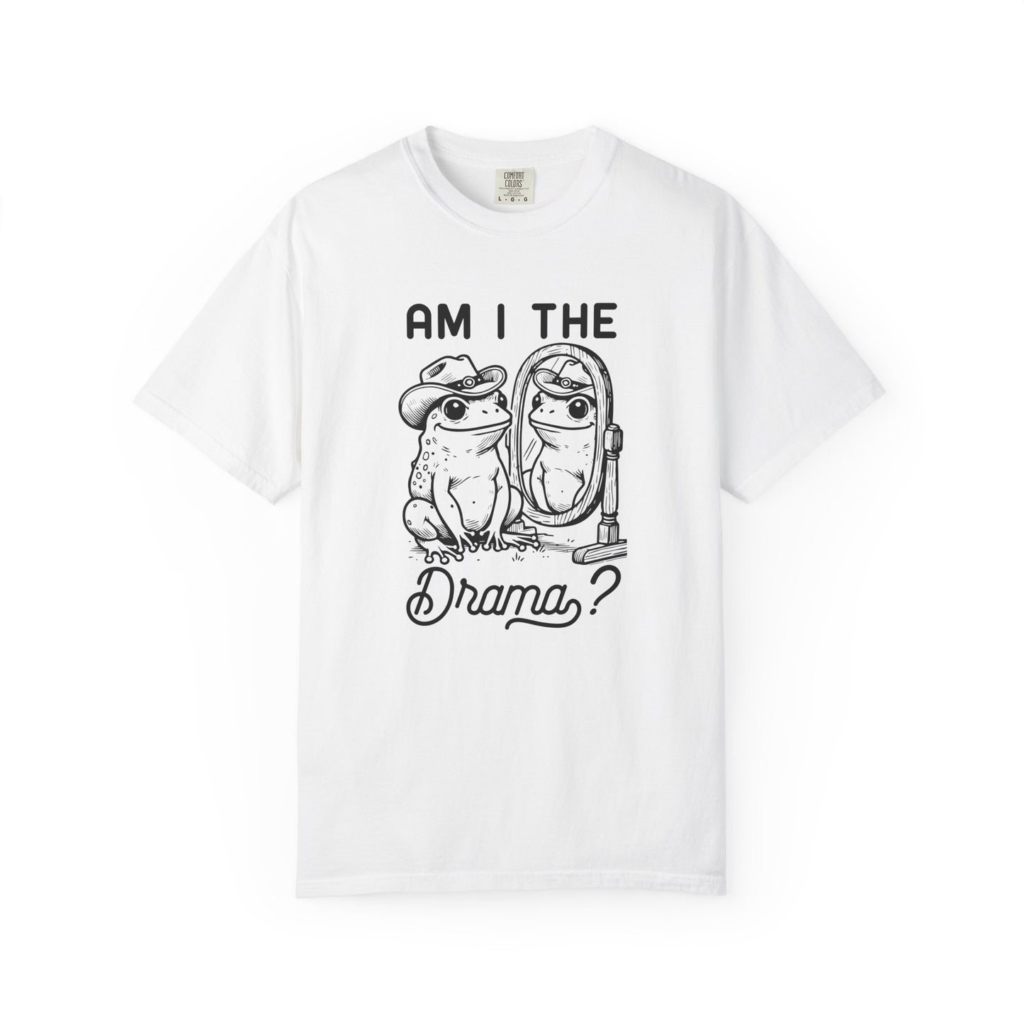 Am I the drama Unisex Garment-Dyed T-Shirt - Casual Vintage Style for Everyday Wear