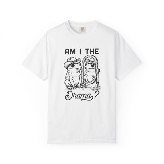 Am I the drama Unisex Garment-Dyed T-Shirt - Casual Vintage Style for Everyday Wear