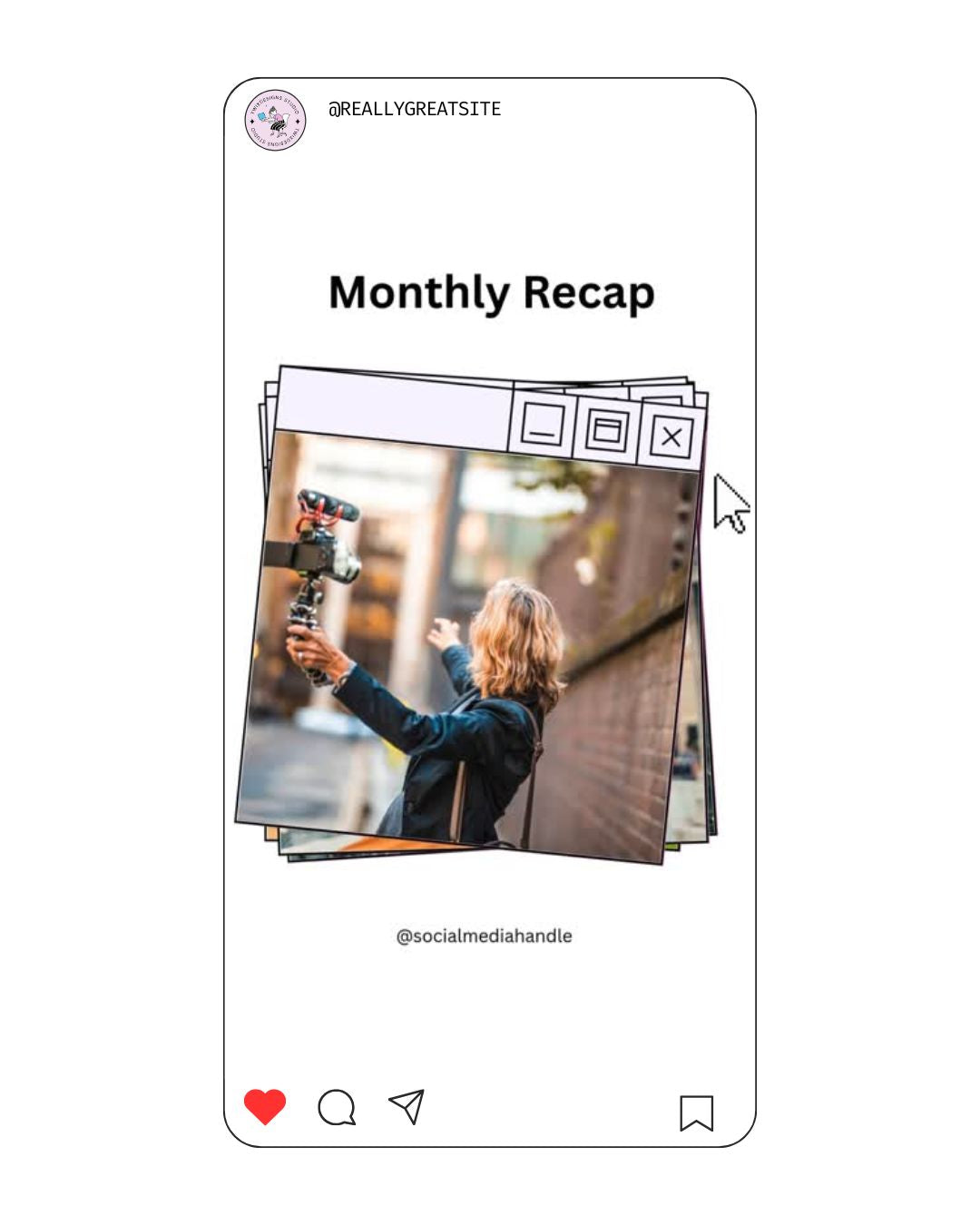 Monthly Recap Social Media Instagram