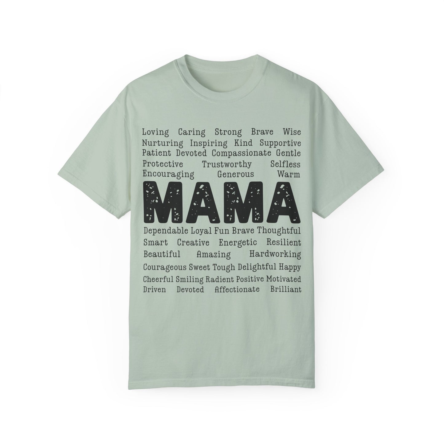 Mama Unisex Garment-Dyed T-Shirt - Casual Vintage Style for Everyday Wear