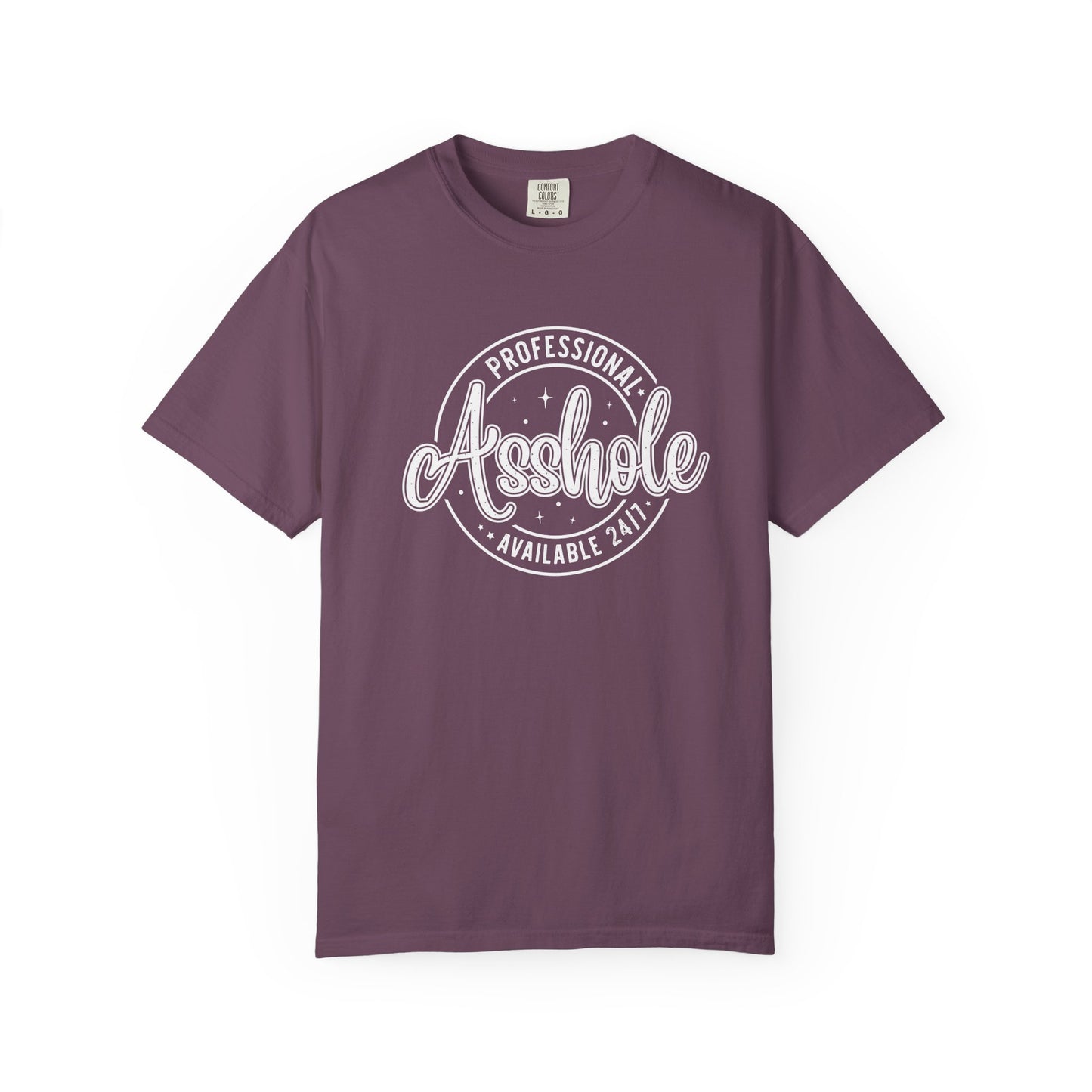 Professional asshole Unisex Garment-Dyed T-Shirt - Casual Vintage Style for Everyday Wear