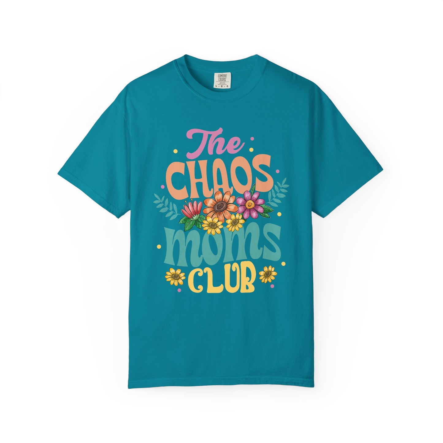 The chaos mom club Unisex Garment-Dyed T-Shirt - Casual Vintage Style for Everyday Wear