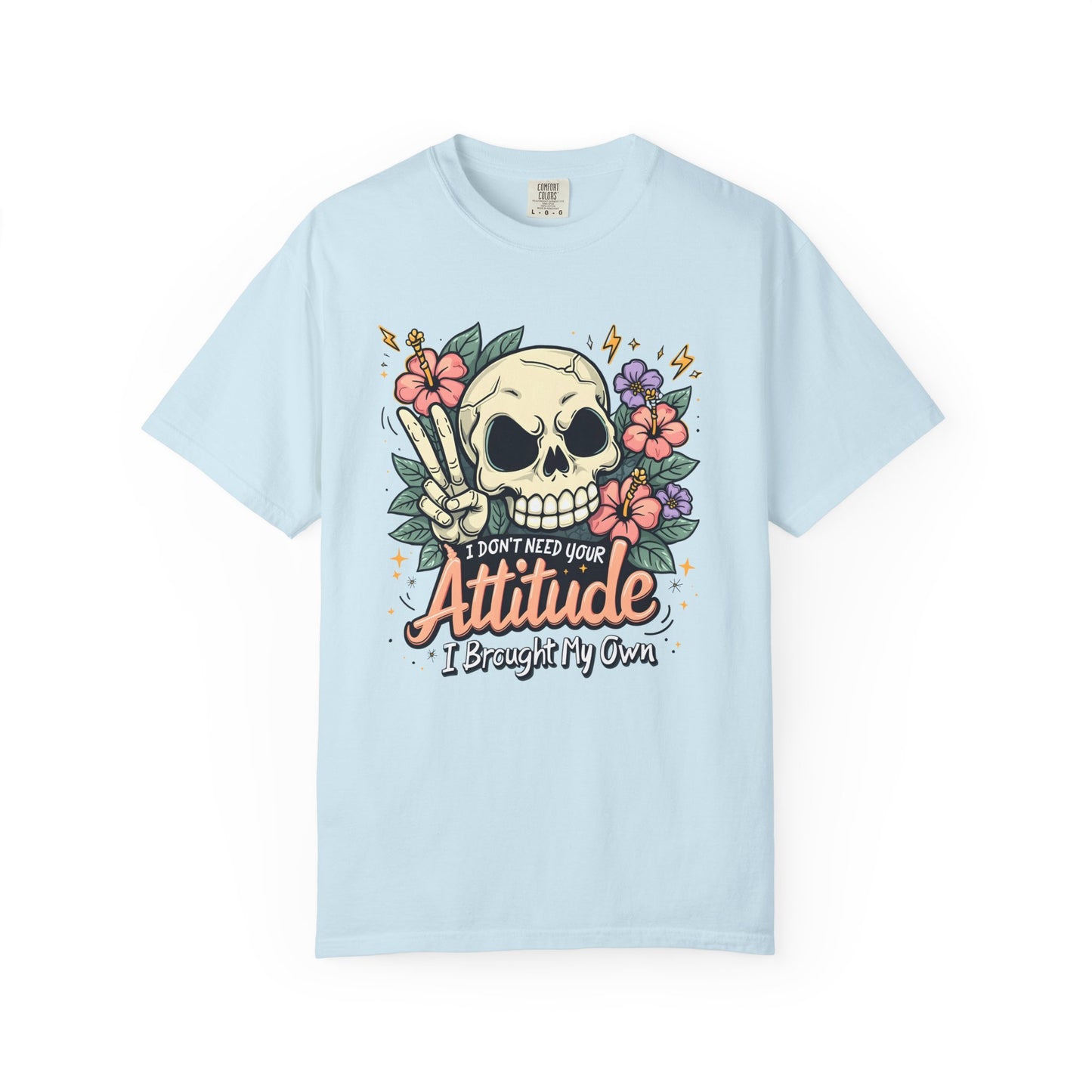 Attitude I brought my own Unisex Garment-Dyed T-Shirt - Casual Vintage Style for Everyday Wear