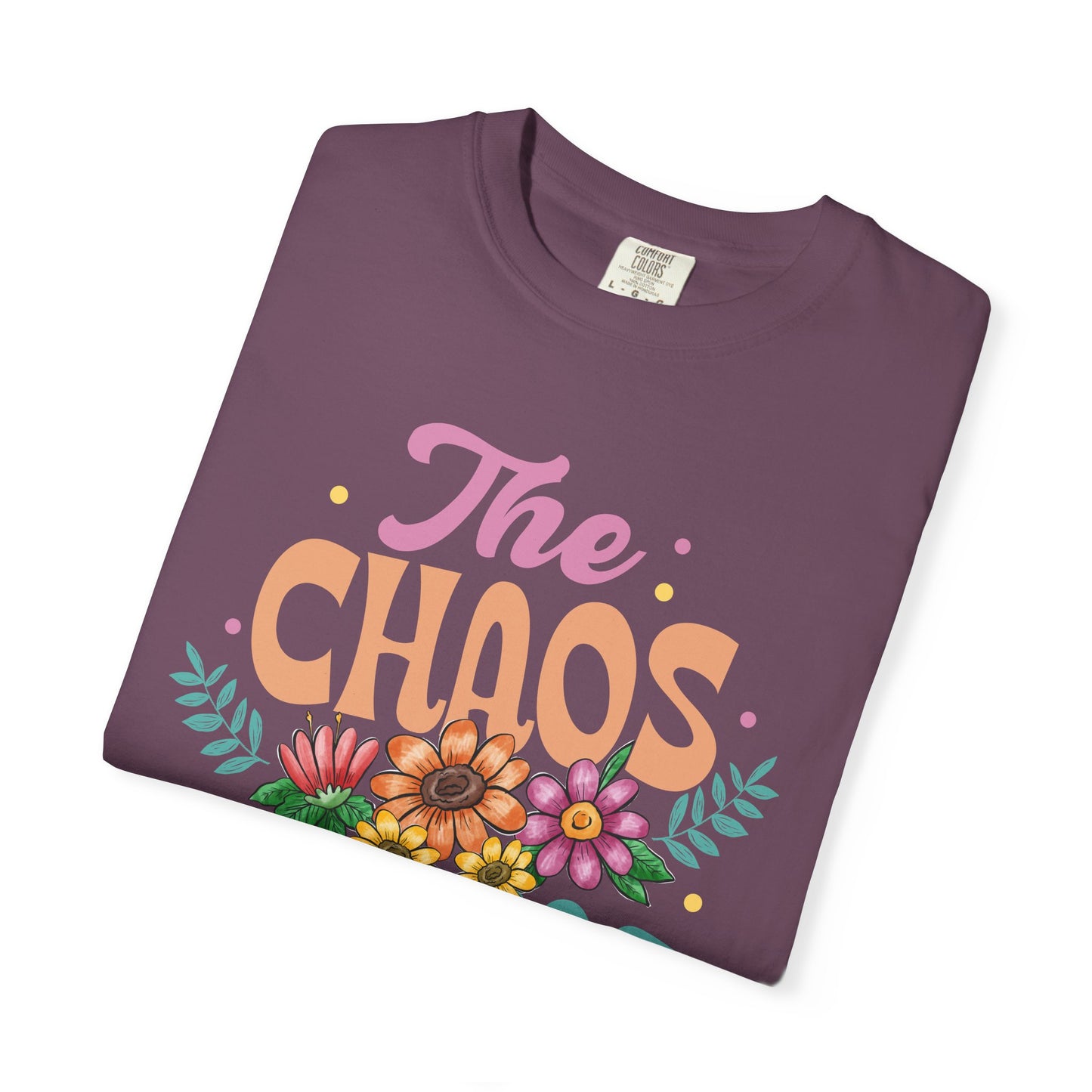 The chaos mom club Unisex Garment-Dyed T-Shirt - Casual Vintage Style for Everyday Wear