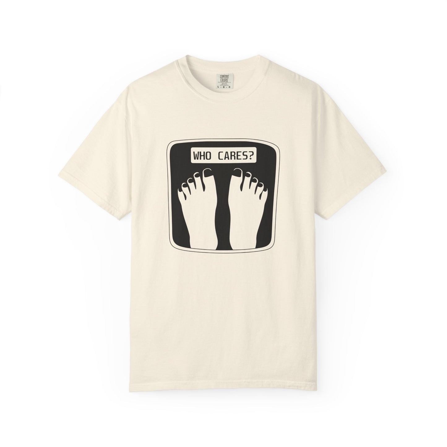 Who Cares Fitness Unisex Garment-Dyed T-Shirt - Casual Vintage Style for Everyday Wear