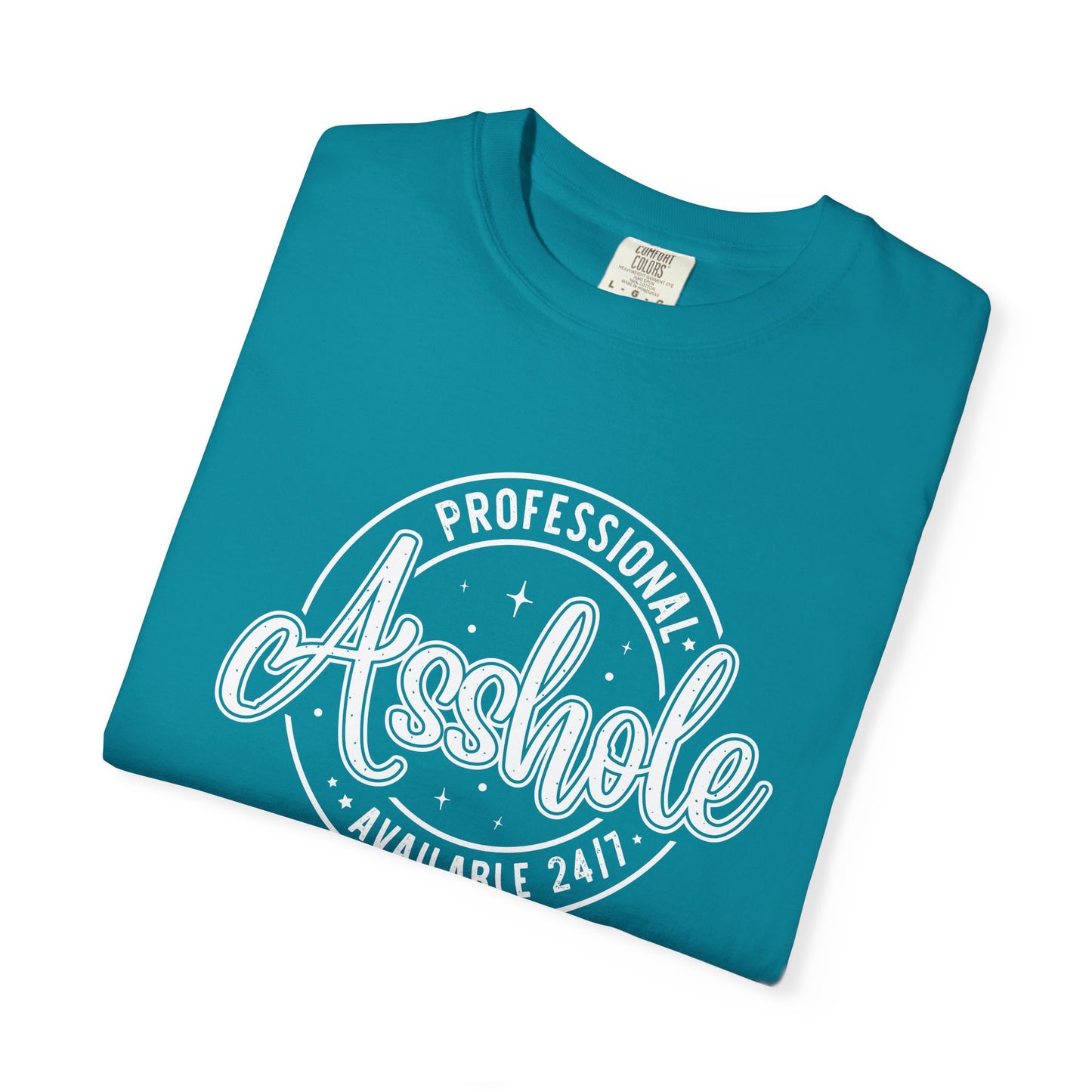 Professional asshole Unisex Garment-Dyed T-Shirt - Casual Vintage Style for Everyday Wear