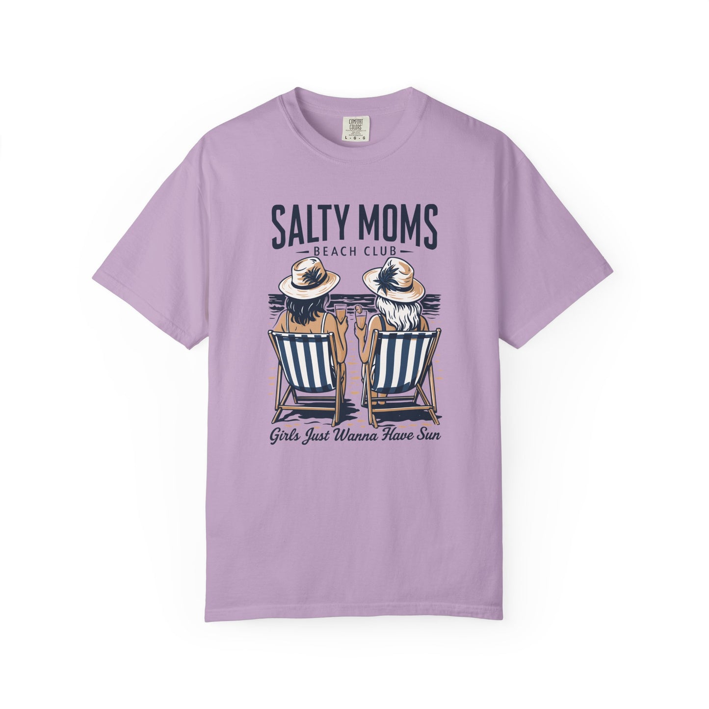 Salty mom funny Unisex Garment-Dyed T-Shirt - Casual Vintage Style for Everyday Wear