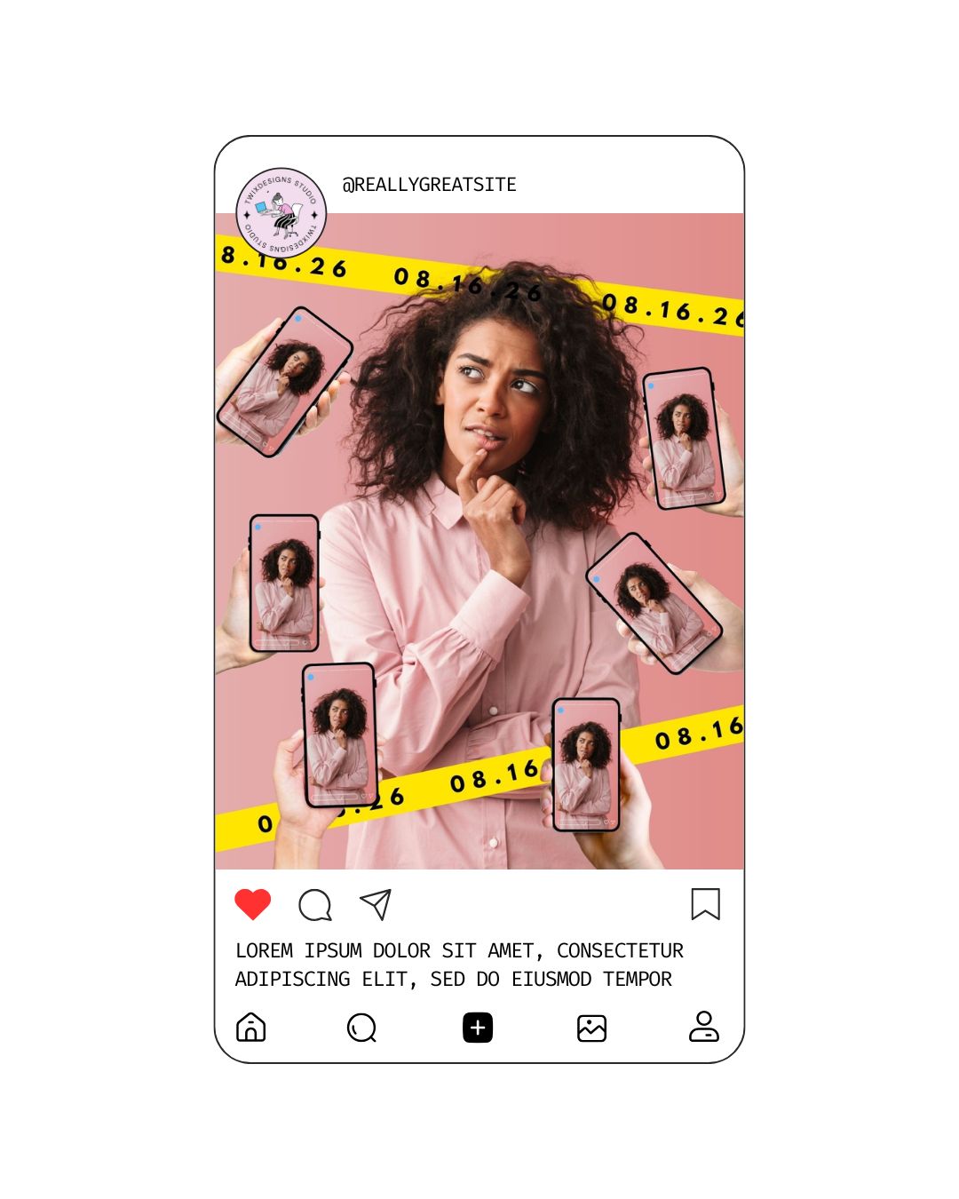 Photo Shuts Birthday Social Media Instagram Reels Post Editable Canva Template