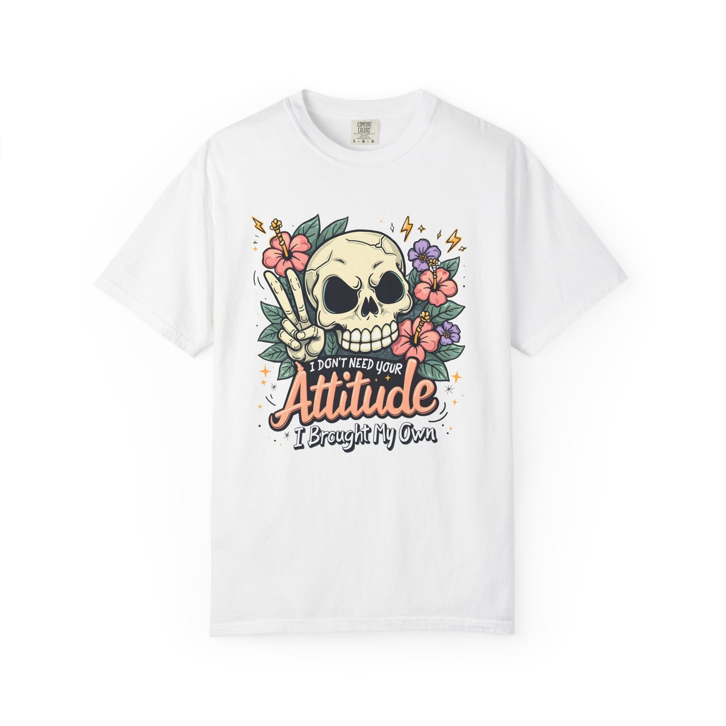 Attitude I brought my own Unisex Garment-Dyed T-Shirt - Casual Vintage Style for Everyday Wear