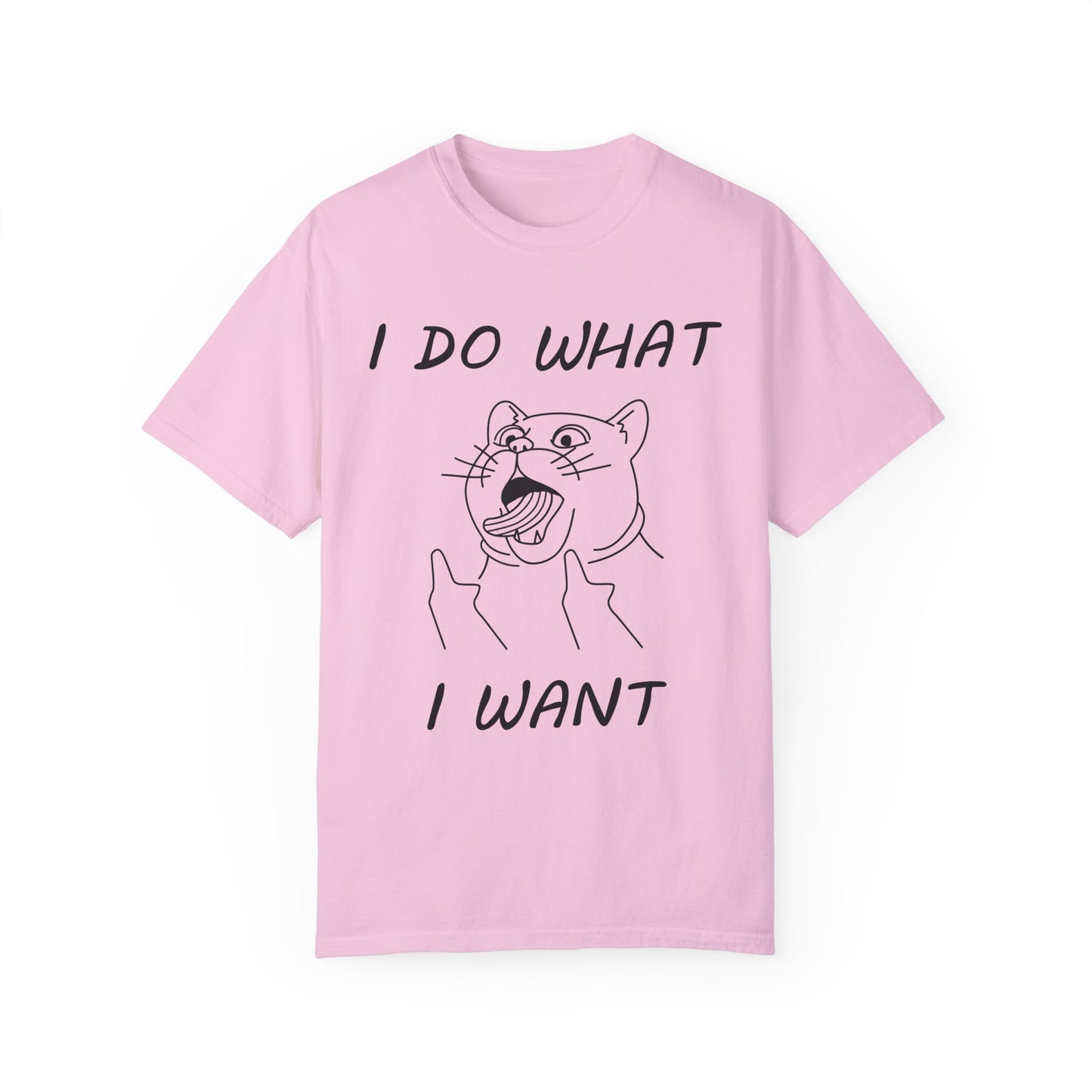 I do what I want Unisex Garment-Dyed T-Shirt - Casual Vintage Style for Everyday Wear