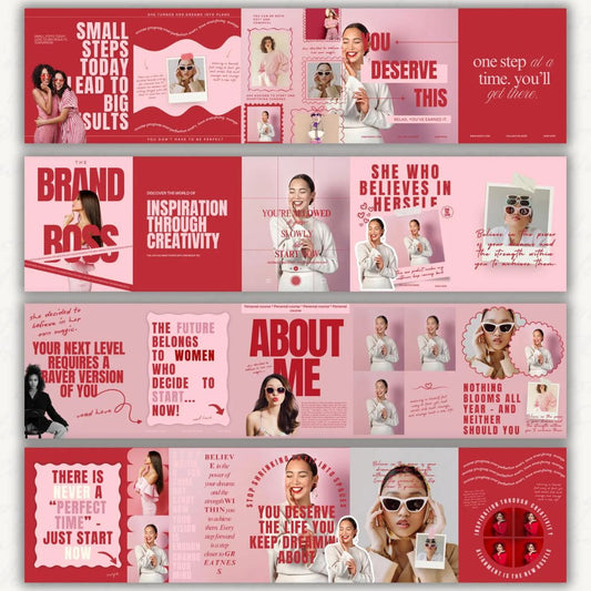 5 Seamless Instagram Carousel Posts for Your Business Using This Brand Style Theme