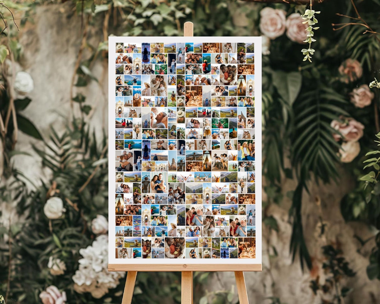 EDITABLE 180 Photo Collage, Welcome Sign, Poster Sign, Canva, DIGITAL