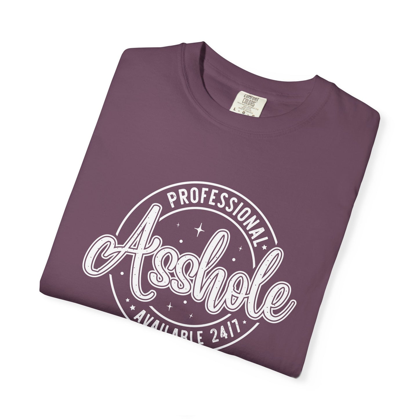 Professional asshole Unisex Garment-Dyed T-Shirt - Casual Vintage Style for Everyday Wear