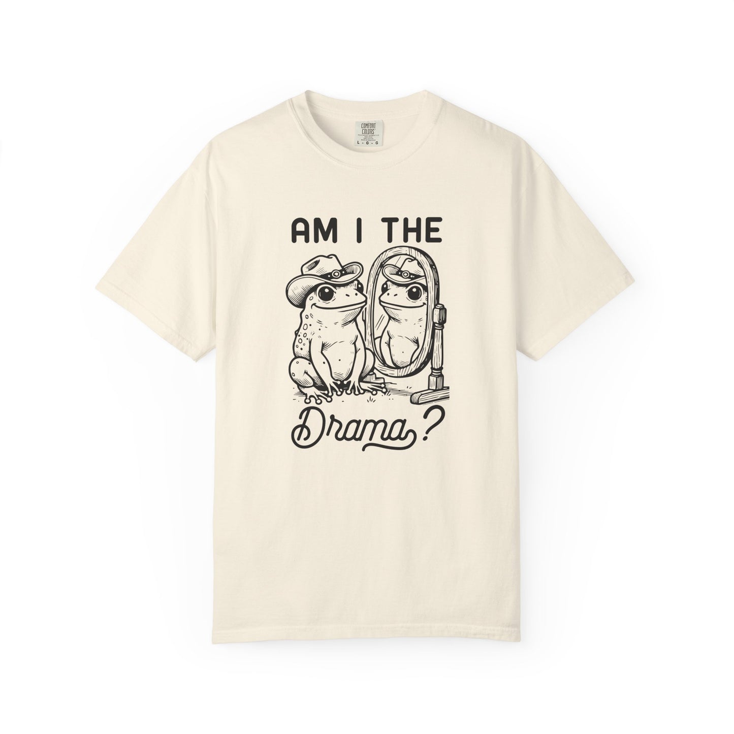 Am I the drama Unisex Garment-Dyed T-Shirt - Casual Vintage Style for Everyday Wear