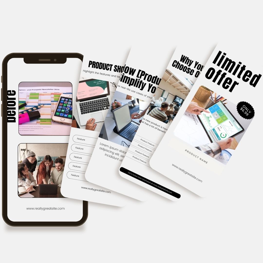 45 Instagram Story Post Canva Template