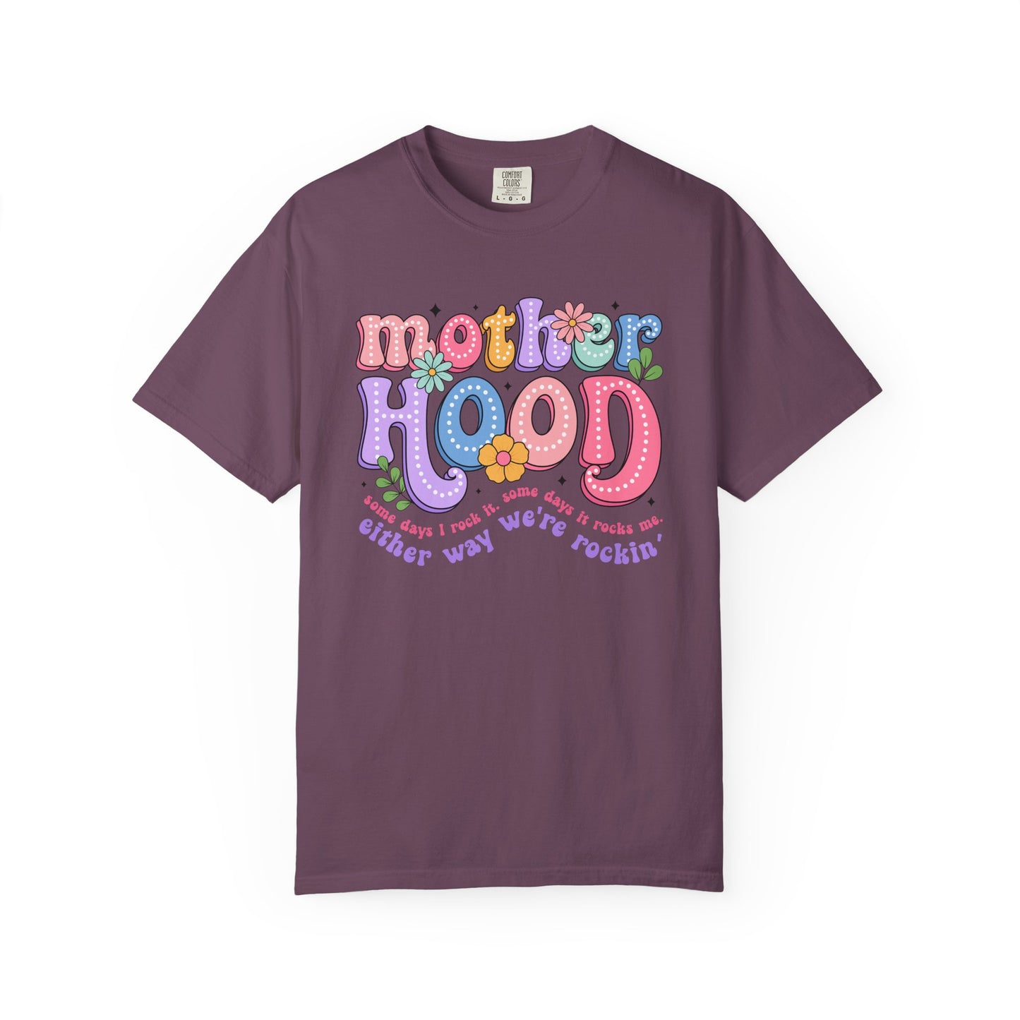 Motherhood Unisex Garment-Dyed T-Shirt - Casual Vintage Style for Everyday Wear