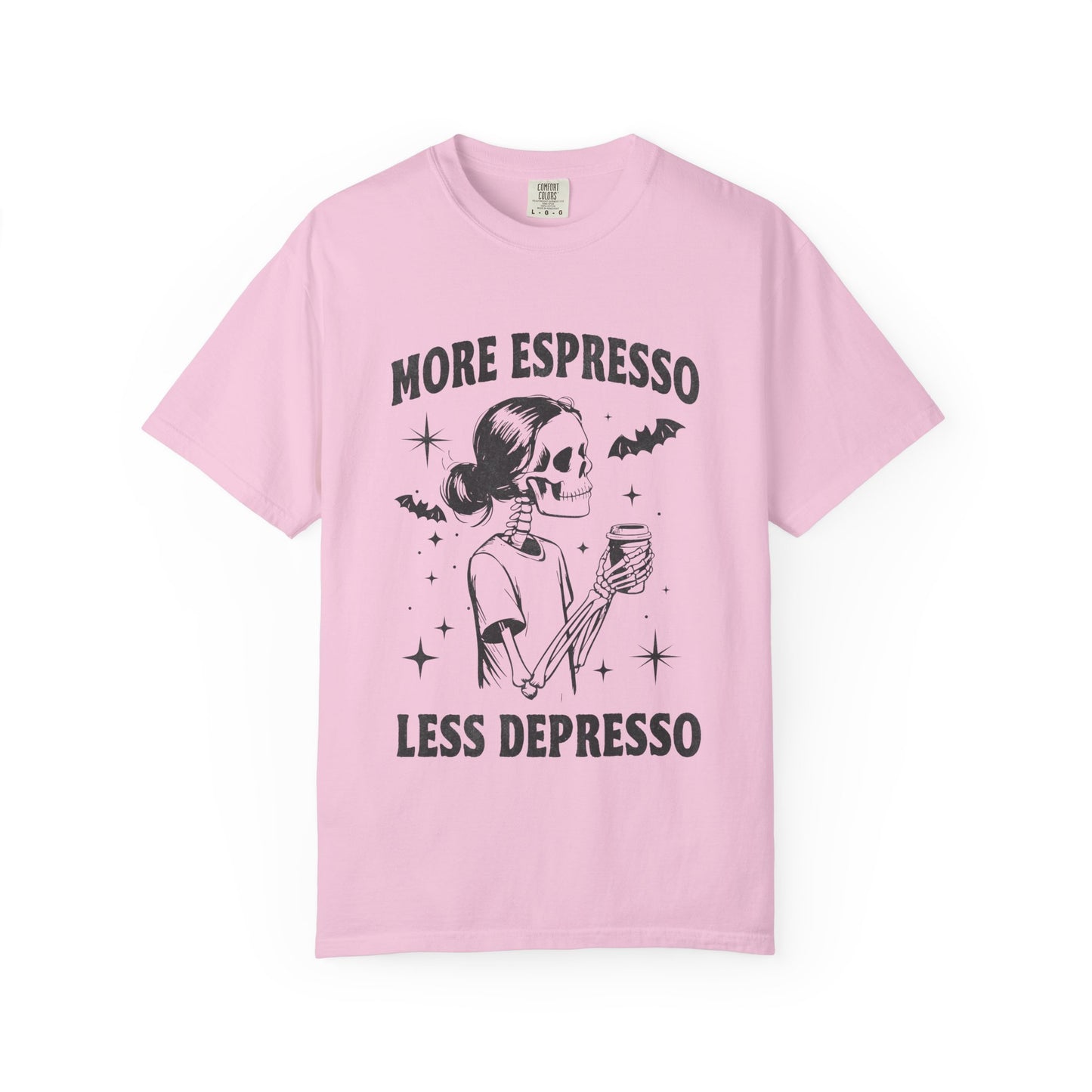 More espresso less despresso Unisex Garment-Dyed T-Shirt - Casual Vintage Style for Everyday Wear