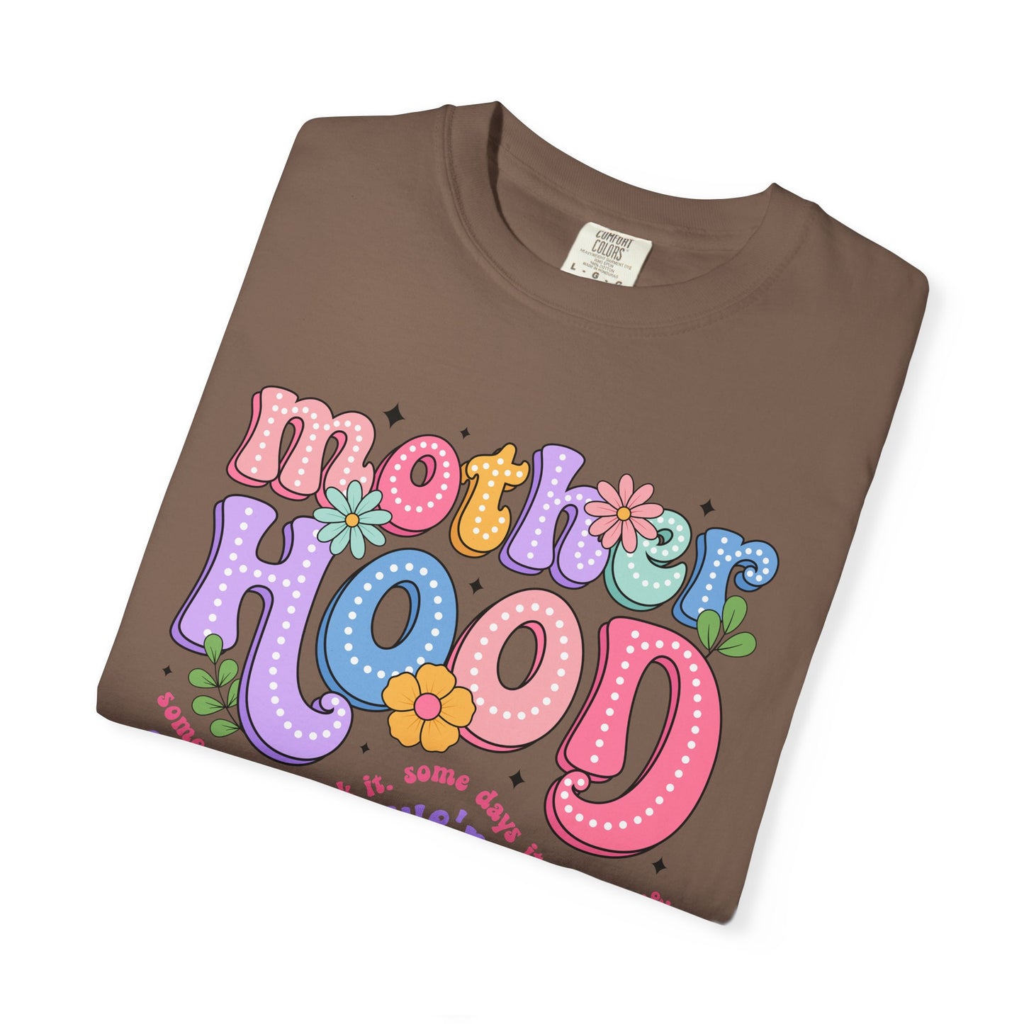 Motherhood Unisex Garment-Dyed T-Shirt - Casual Vintage Style for Everyday Wear