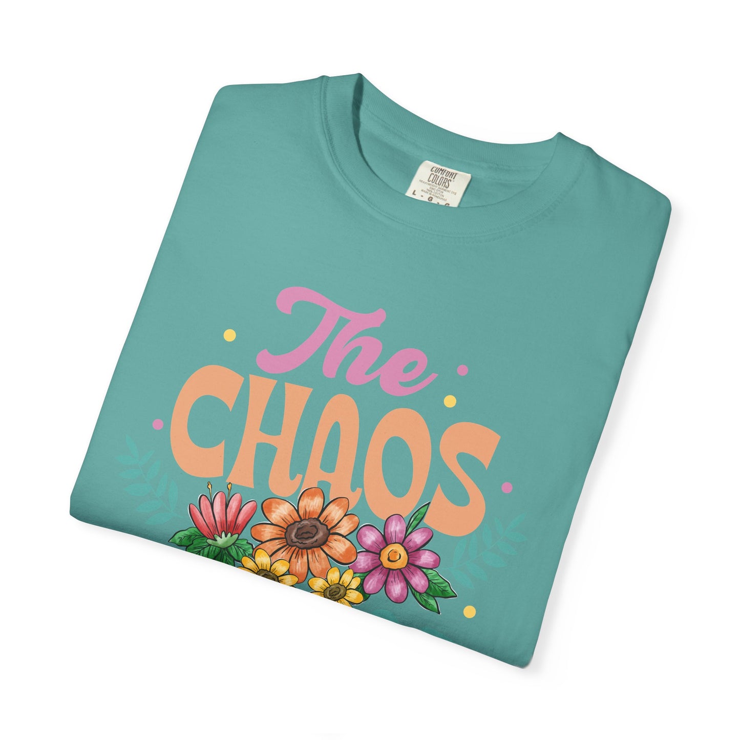 The chaos mom club Unisex Garment-Dyed T-Shirt - Casual Vintage Style for Everyday Wear