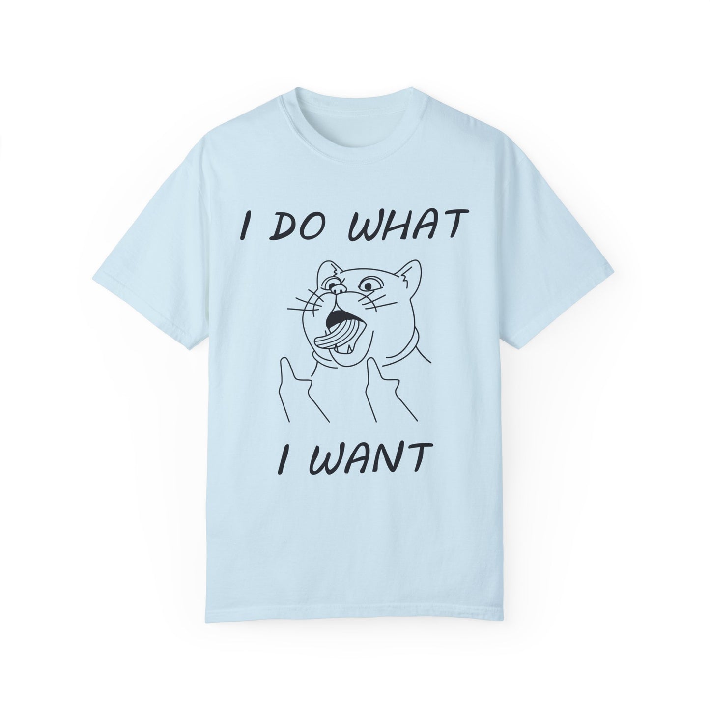 I do what I want Unisex Garment-Dyed T-Shirt - Casual Vintage Style for Everyday Wear