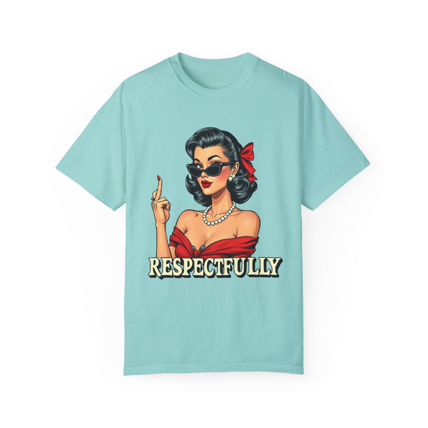 Respectfully Retro Unisex Garment-Dyed T-Shirt - Casual Vintage Style for Everyday Wear