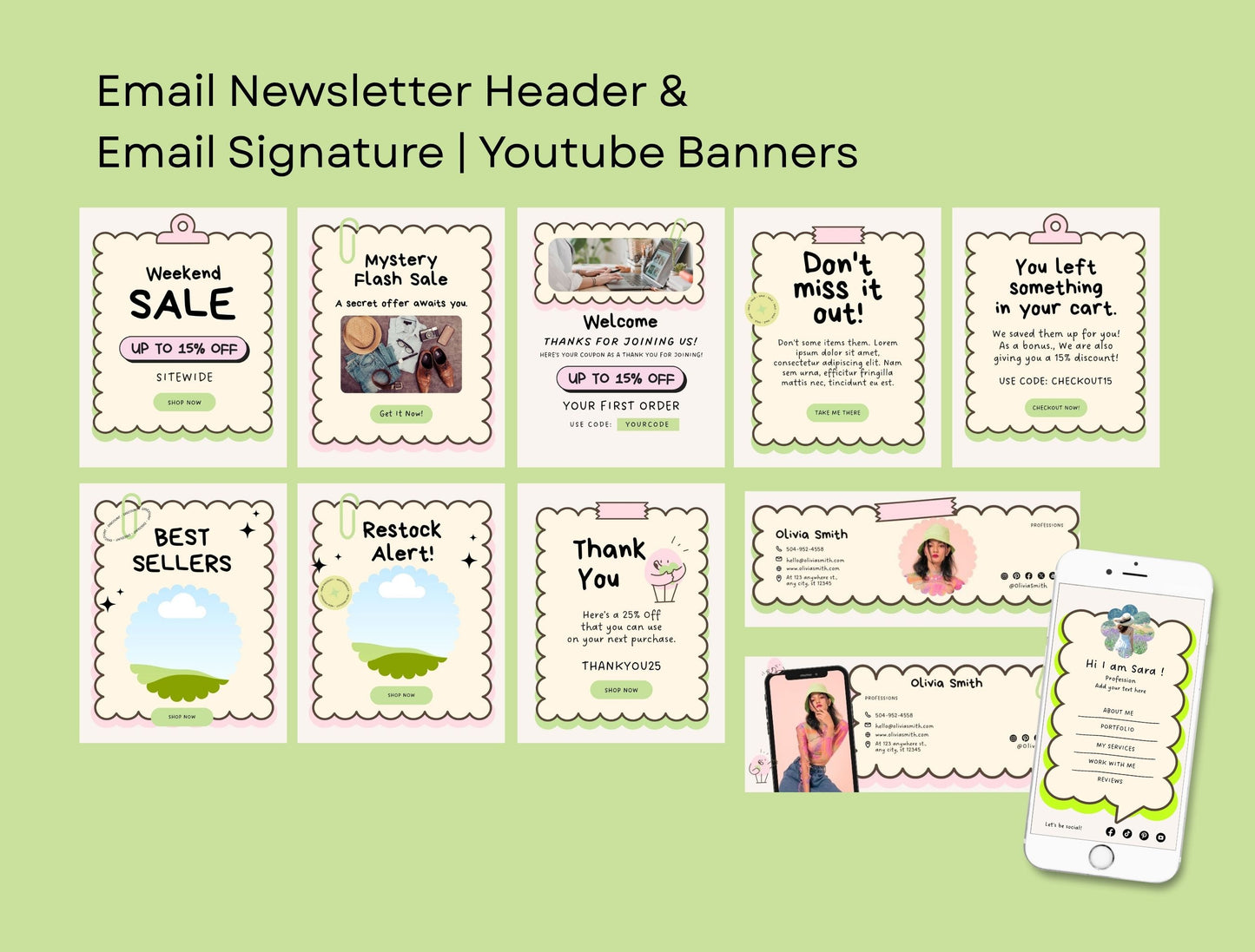 Branding Kit Cute Mochie Canva Templates Product Fashion Coach Etsy Kit Shop