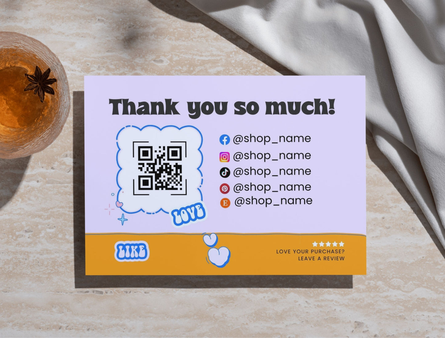 Pet Business Printable Canva Templates – Thank You & Loyalty Card, Door Hanger QR Code SnuggleTails Blue Theme