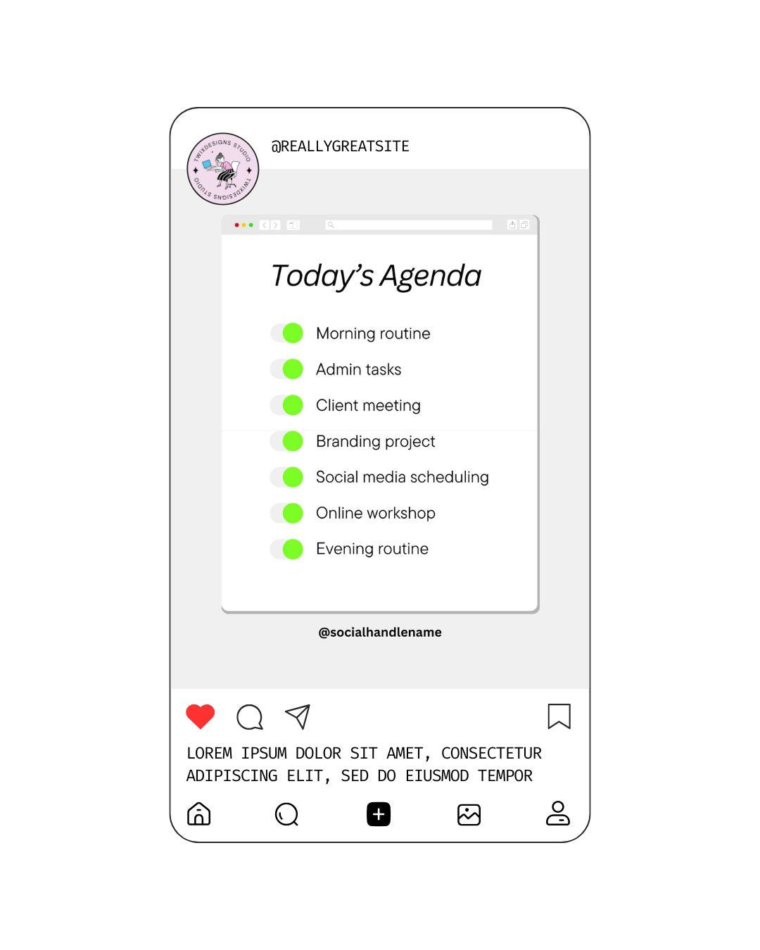Folder Carousel Social Media Instagram