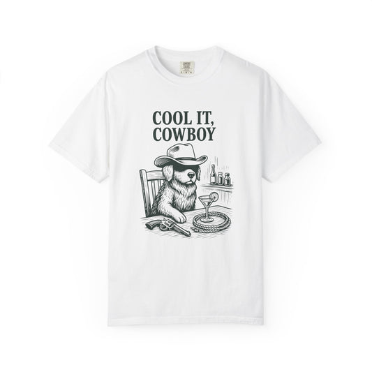 Cool it cowboy Unisex Garment-Dyed T-Shirt - Casual Vintage Style for Everyday Wear