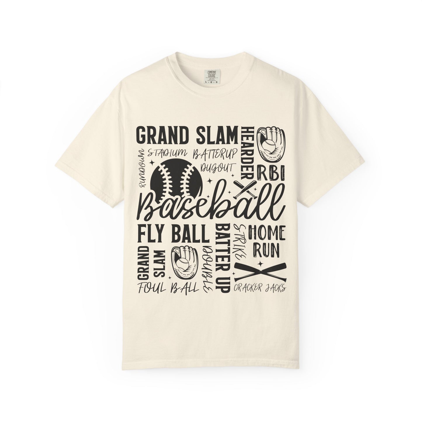 Baseball mom Unisex Garment-Dyed T-Shirt - Casual Vintage Style for Everyday Wear