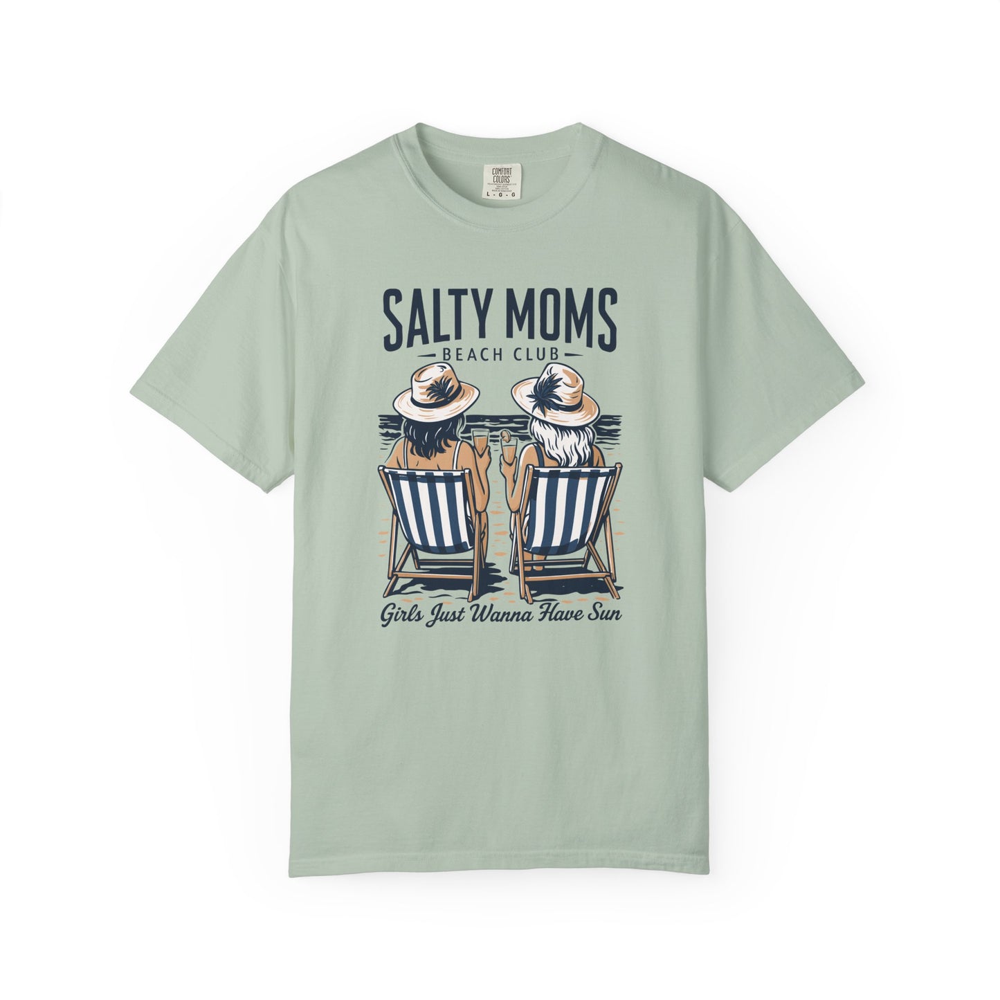 Salty mom funny Unisex Garment-Dyed T-Shirt - Casual Vintage Style for Everyday Wear