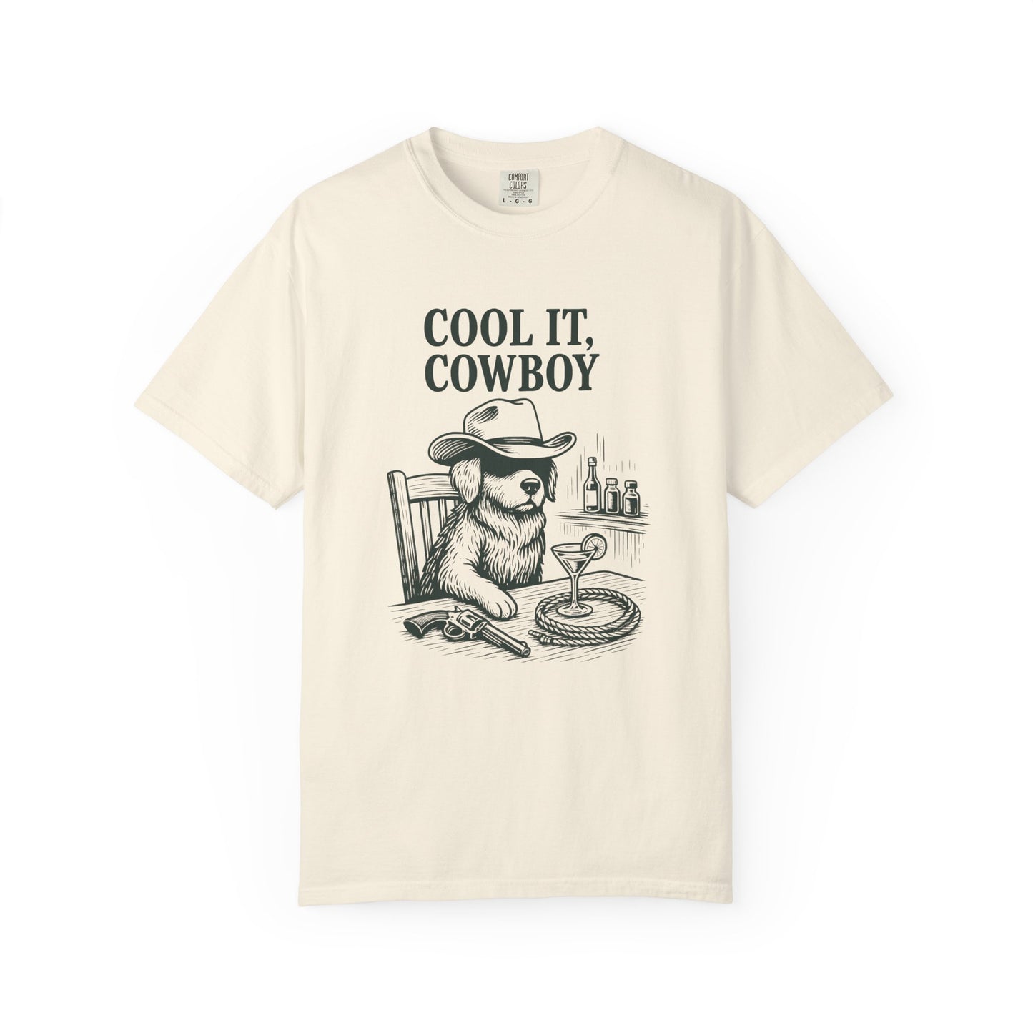Cool it cowboy Unisex Garment-Dyed T-Shirt - Casual Vintage Style for Everyday Wear