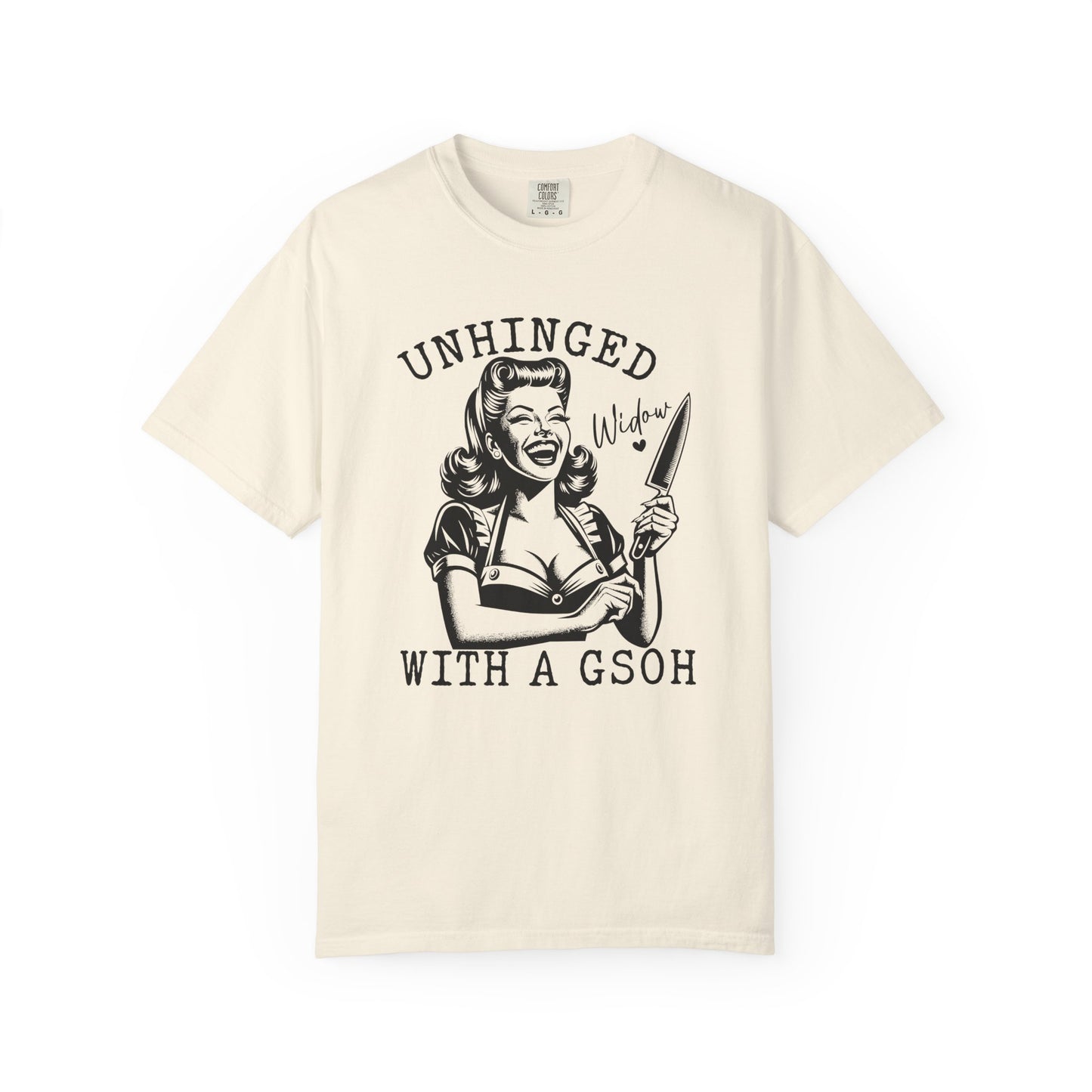 Unhinged with a gsoh Unisex Garment-Dyed T-Shirt - Casual Vintage Style for Everyday Wear