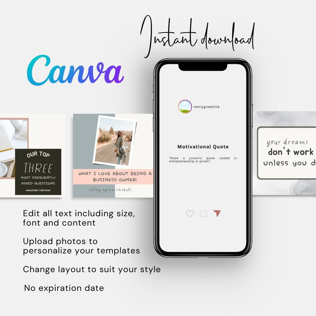 45 Instagram Story Post Canva Template