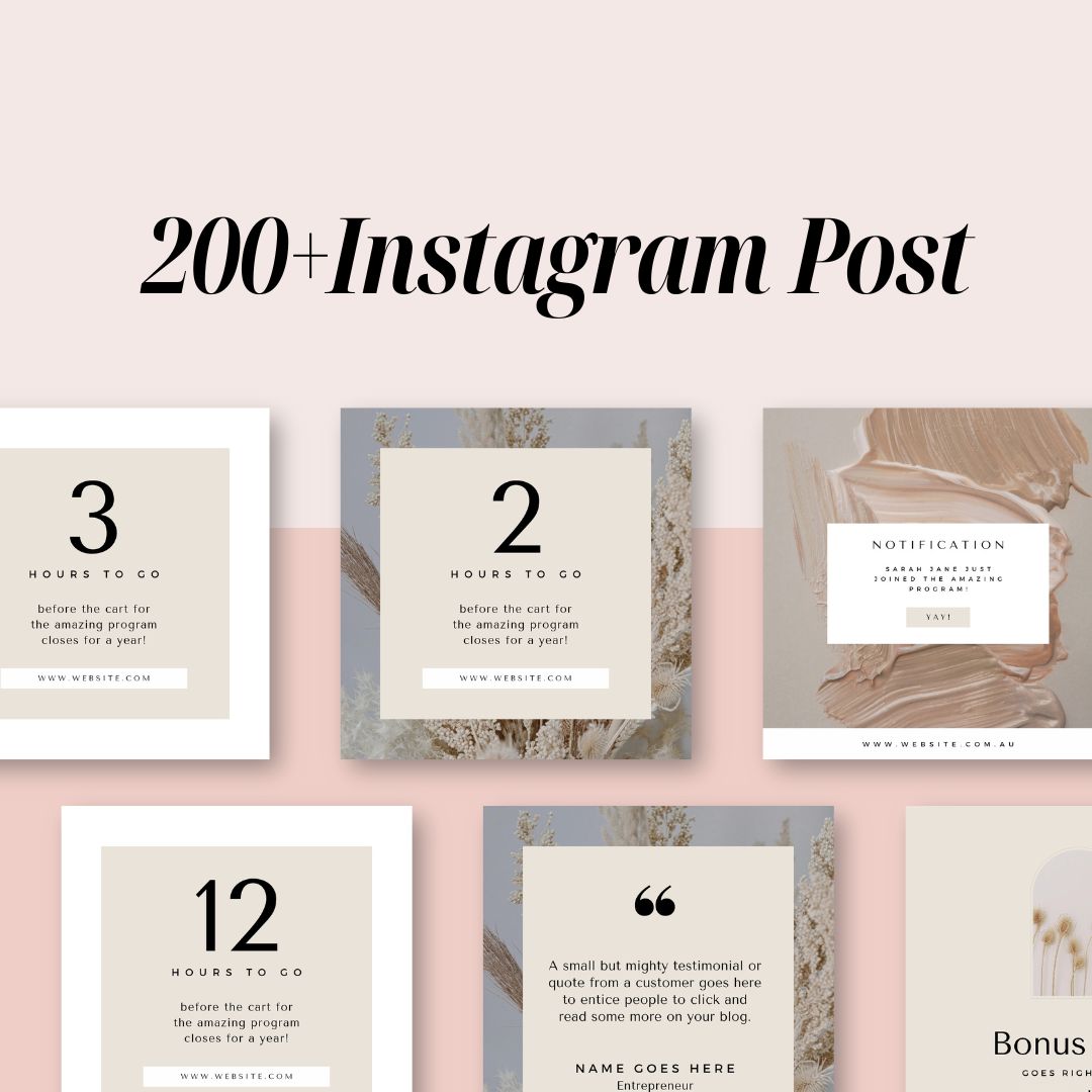 45 Course Launch Instagram Posts